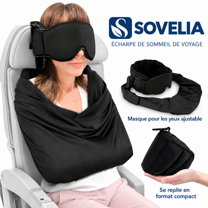 SOVELIA™ AirCocoon 3-en-1 – Kit Sommeil de Voyage